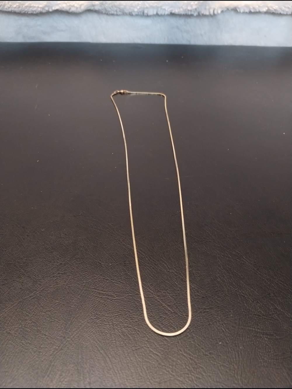 Delicate .925 Sterling Silver Gold Tone Chain Necklace - Women's Jewelry